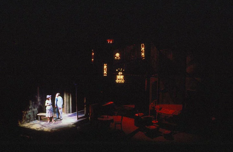Set and Lighting Design "A Streetcar Named Desire" Blanche's Arrival Berkshire Public Theater Pittsfield, MA
