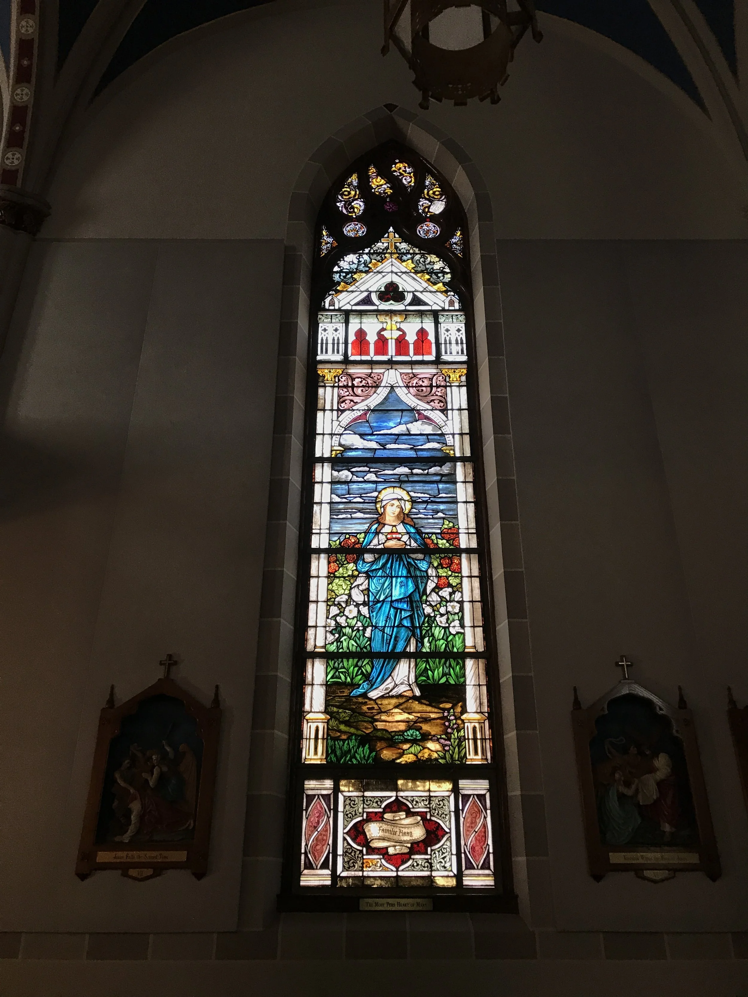 The Most Pure Heart of Mary Window  (Before).JPG