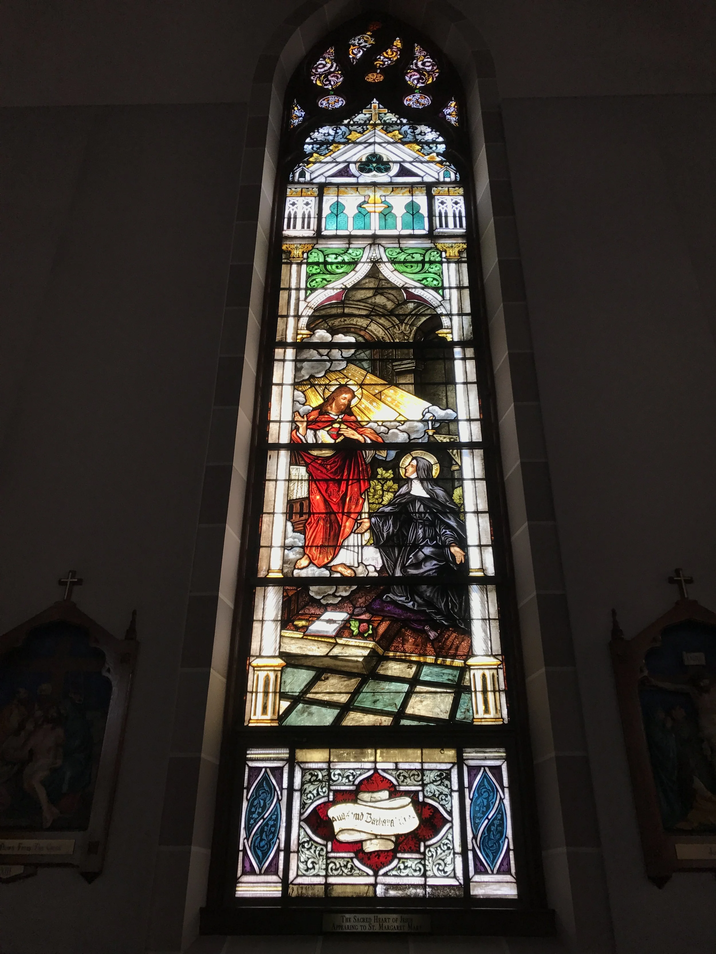The Sacred Heart of Jesus  Window (Before).JPG