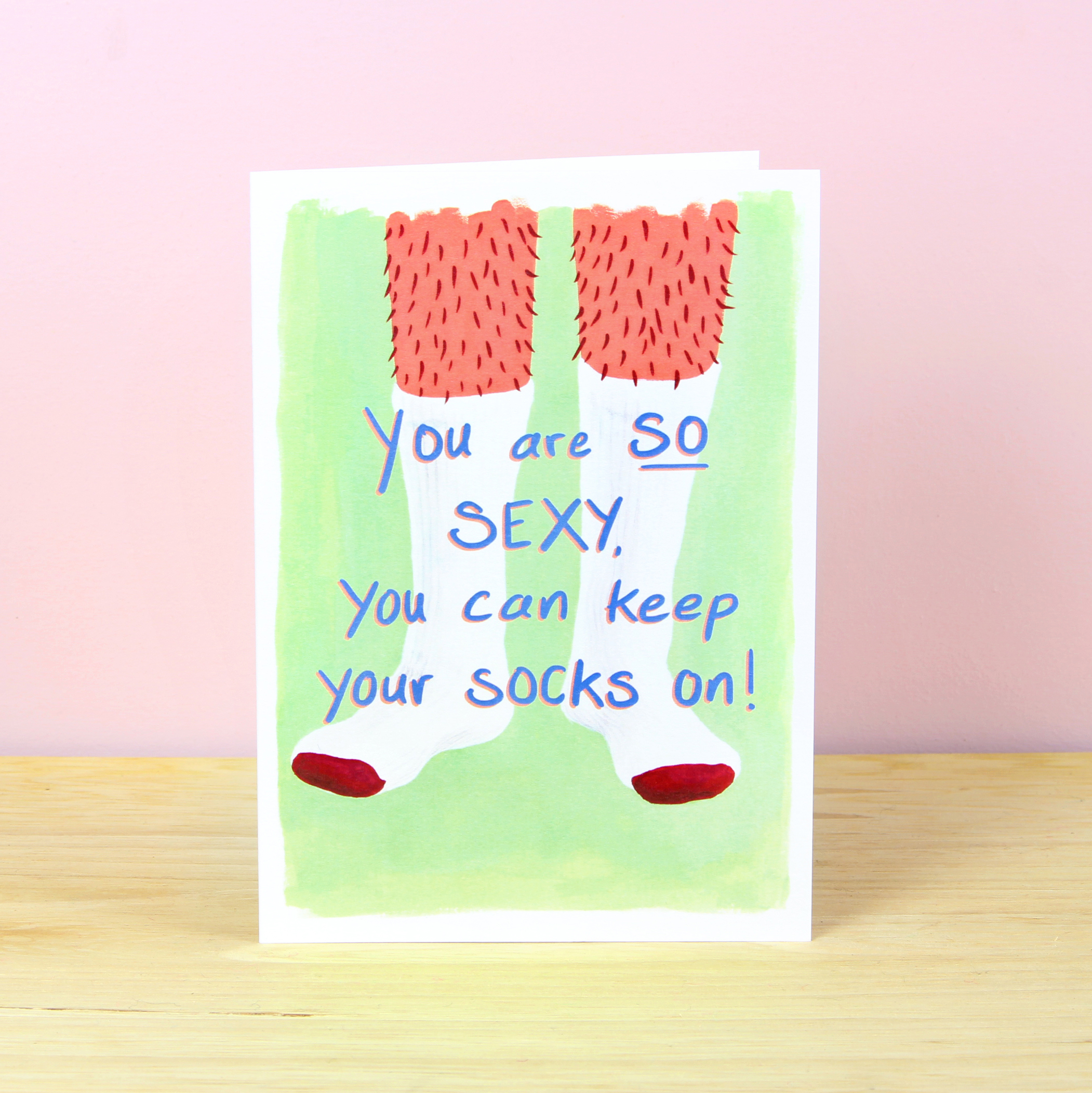 Sexy Legs Greetings Card — Ink Bandit