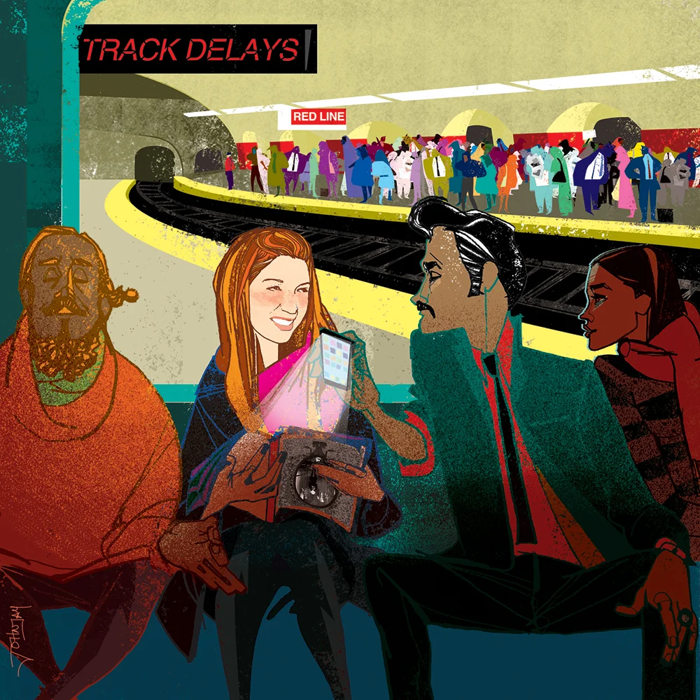 " the broken T" published for the Boston Globe