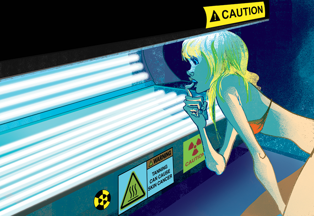 "dangers of Tanning" published for the Boston Globe