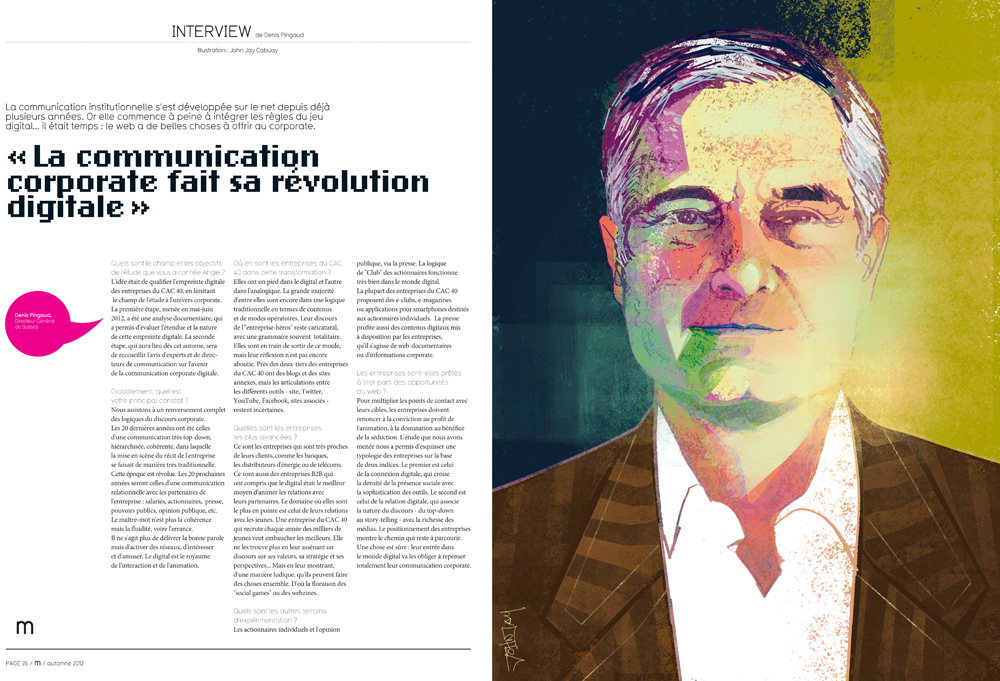 full page art published in France
