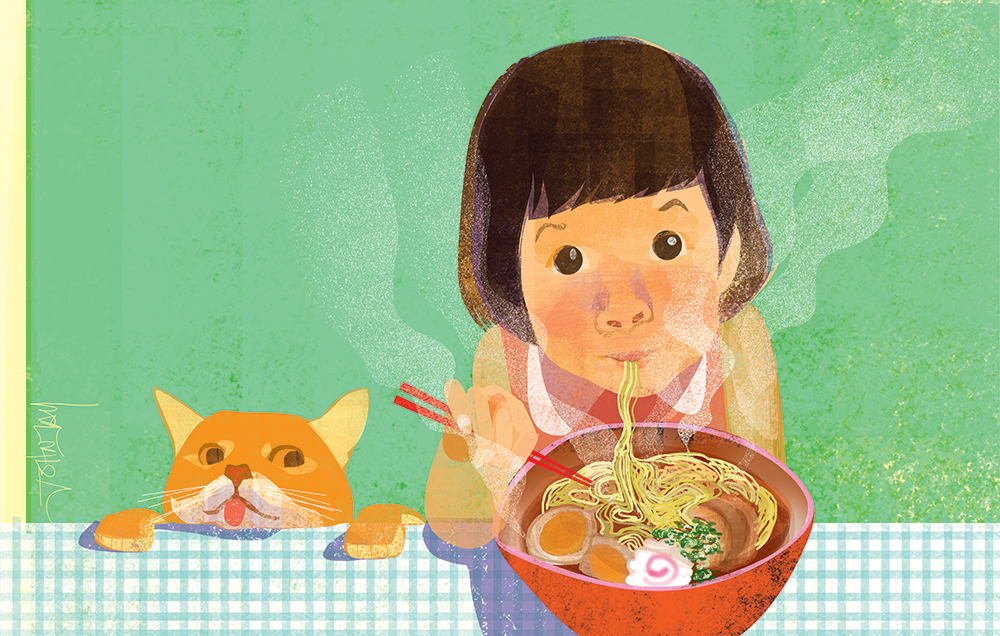 the hungry cat