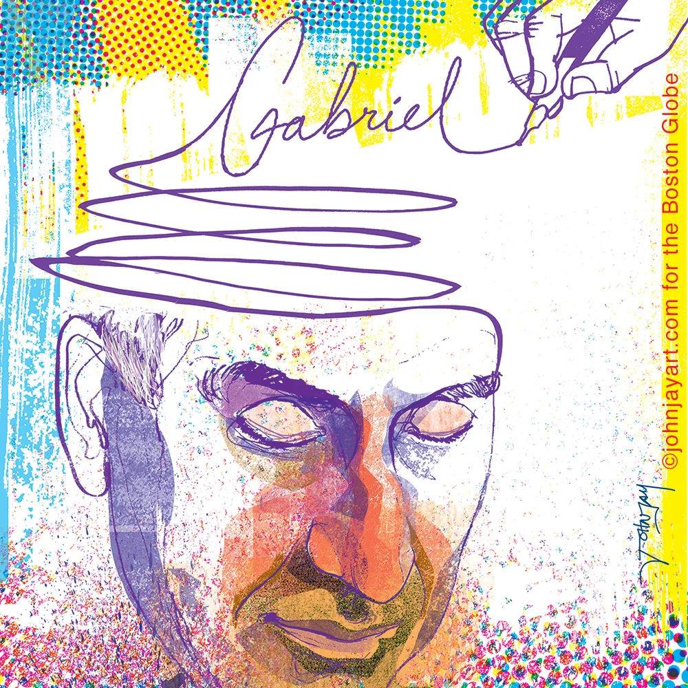 Boston Globe Book Section Review "Gabriel: A Poem" by Edward Hirsch