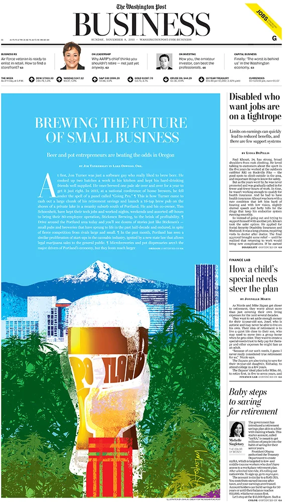 Cover Art for the Washington Post