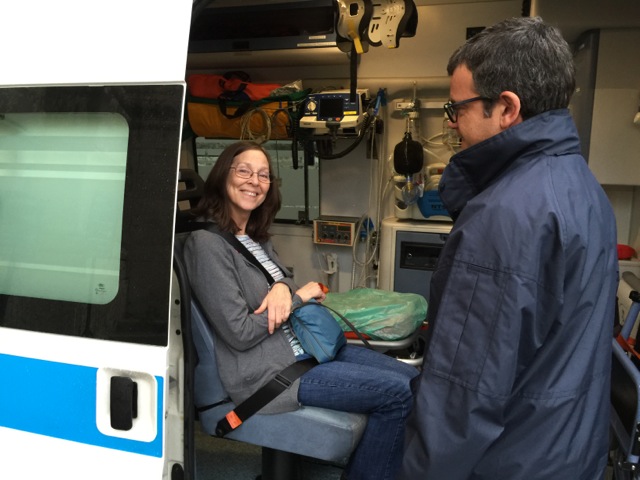Sister Karen in the Ambulance