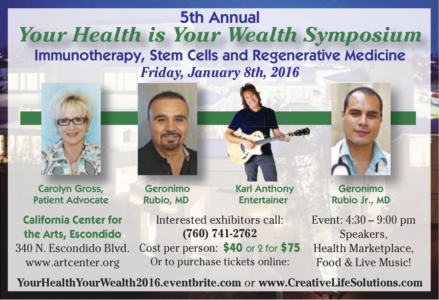 5th Annual - Your Health is Your Wealth Symposium