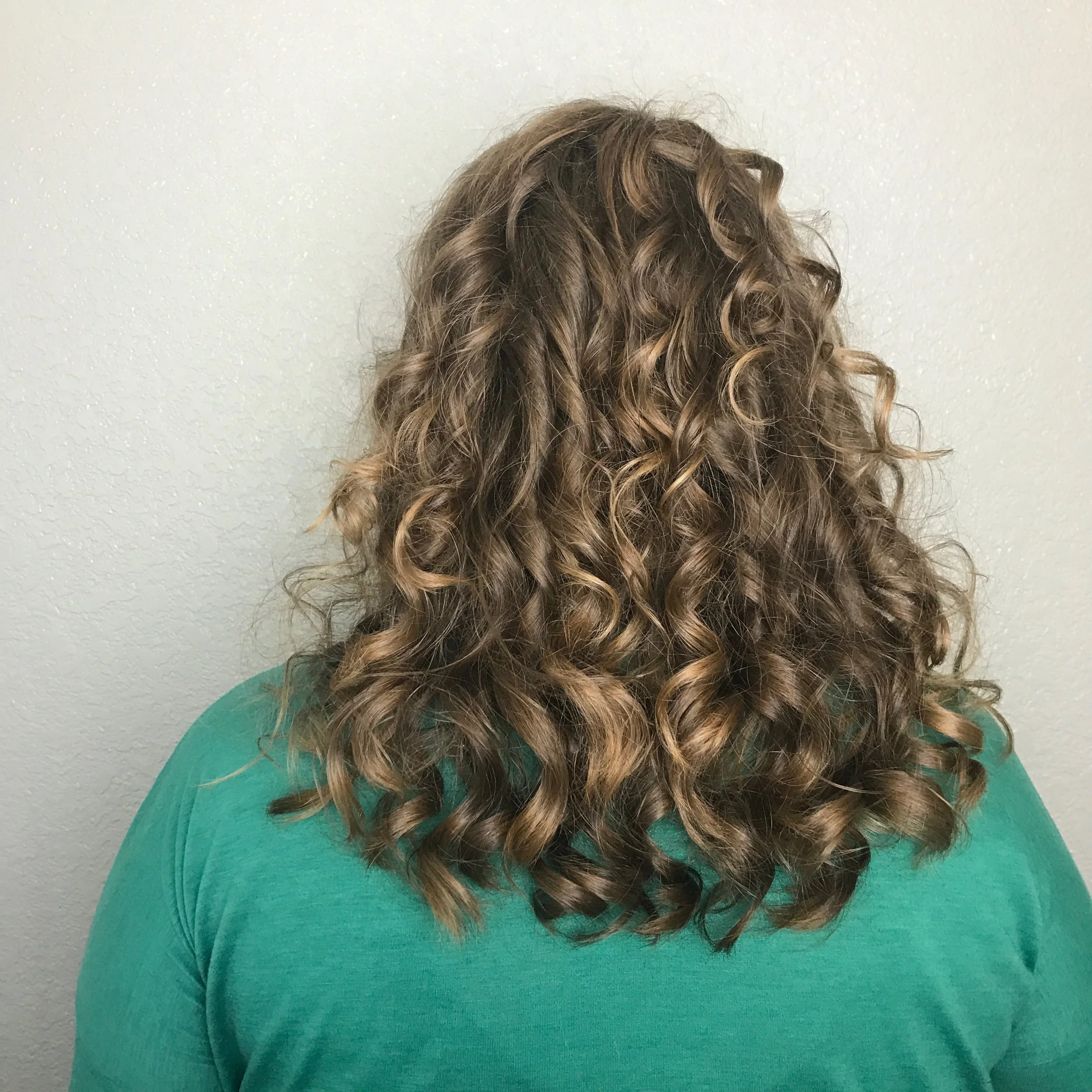 Hair updo for professional photos.