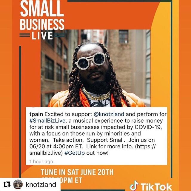 Saturday, June 20 at 4pm tune in and join us in taking action to support @knotzland, our neighbor and small biz buddy. Link bio. 
Nisha and her team are shining stars for lots of reasons (keeping my wife looking good as hell in her bow ties is only o