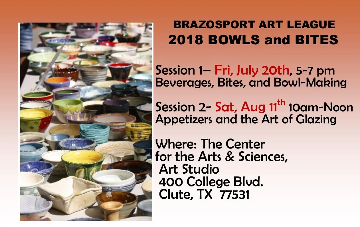 Brazosport Art League Bowls and Bites