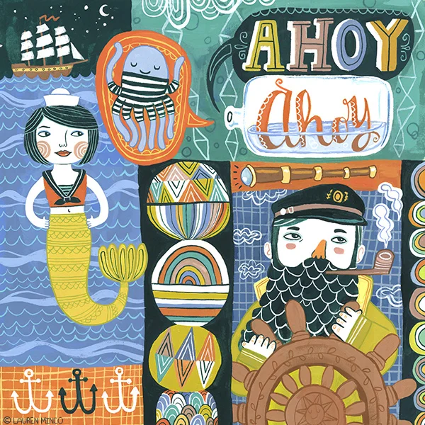 June: nautical wall art
