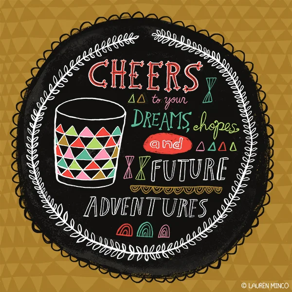 July: a personal piece inspired by a favorite beverage (a collector of barware, I just focused on the glass!)