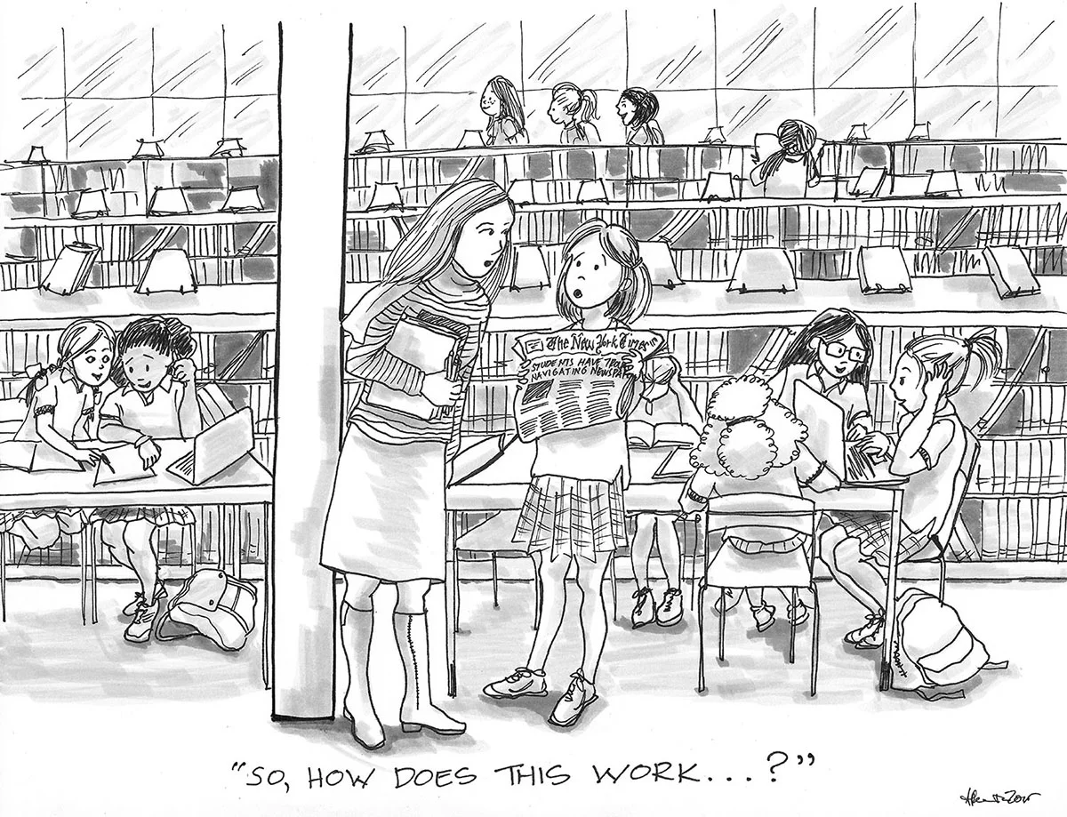 Commissioned cartoon