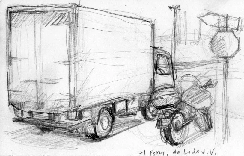 Waiting for the ferry, Lido di Venezia
