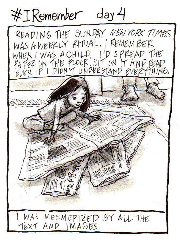 Day 4 of the March drawing challenge: #IRemember