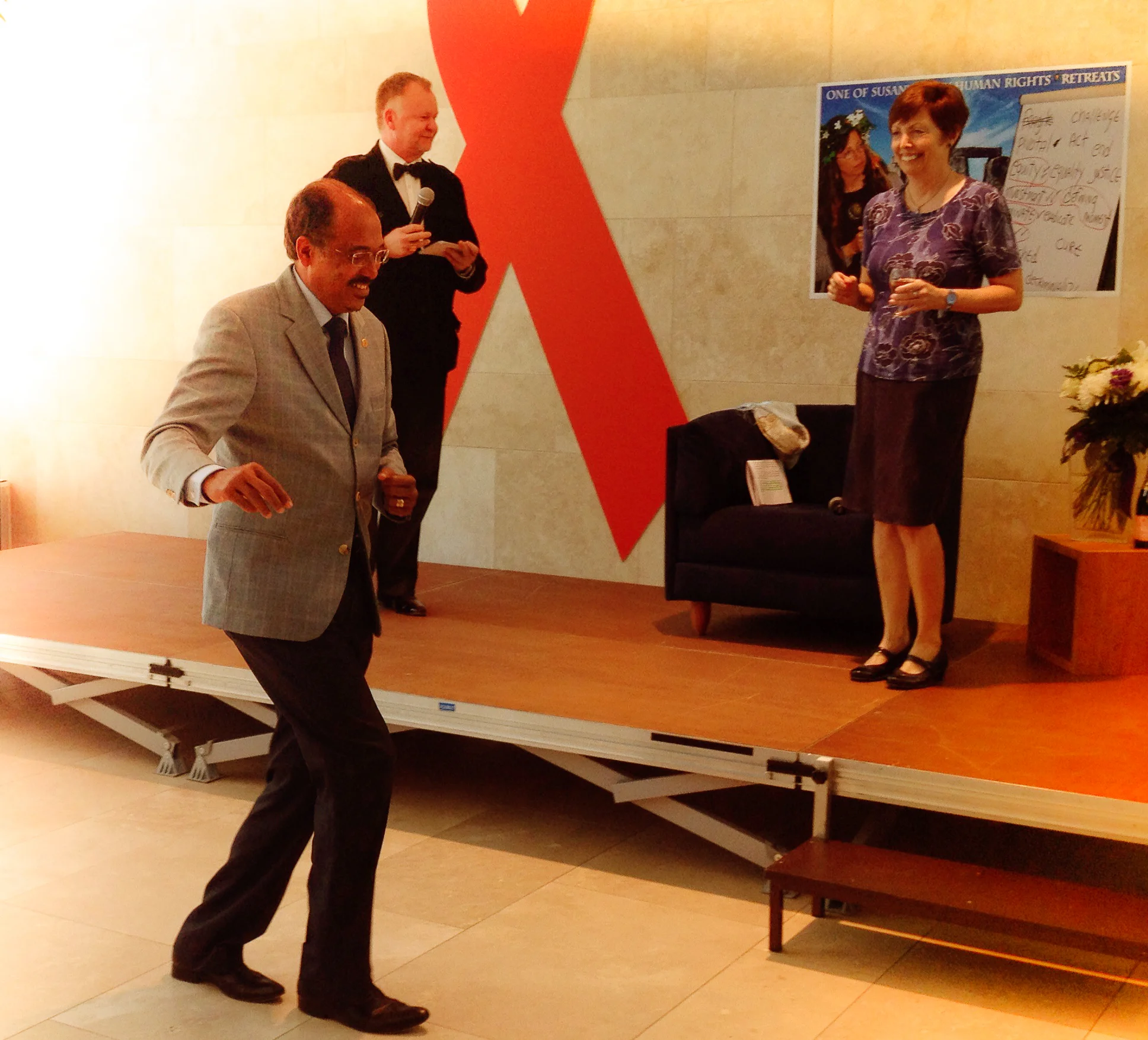 Executive Director's dance moves