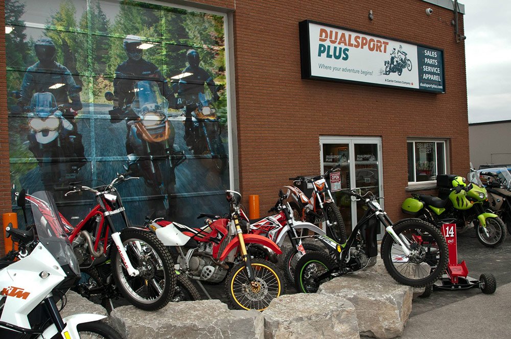  Arriving at Dualsport Plus - Clearly awesome at first sight