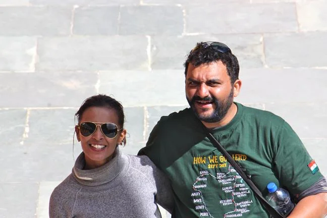 Sonalee Tomar and our Ride Captain Siddhartha Lal