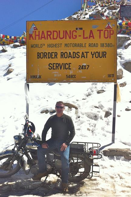 Khardung La Top - World's Highest Motorable Road