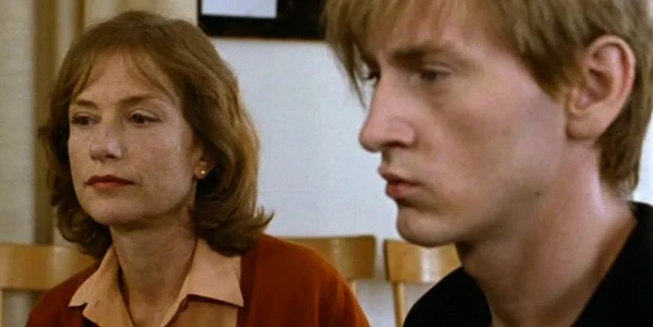 Isabelle Huppert and Benoit Magimel in Michael Haneke's The Piano Teacher