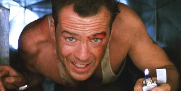Bruce Willis in John McTiernan's Die Hard