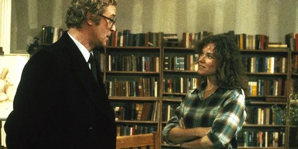 Barbara Hershey and Michael Caine in Woody Allen's Hannah and Her Sisters