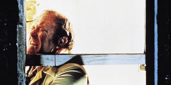 M. Emmett Walsh in Joel Coen and Ethan Coen's Blood Simple.