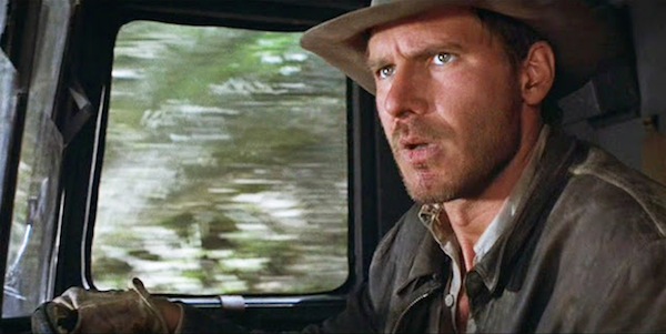 Harrison Ford in Steven Spielberg's Raiders of the Lost Ark
