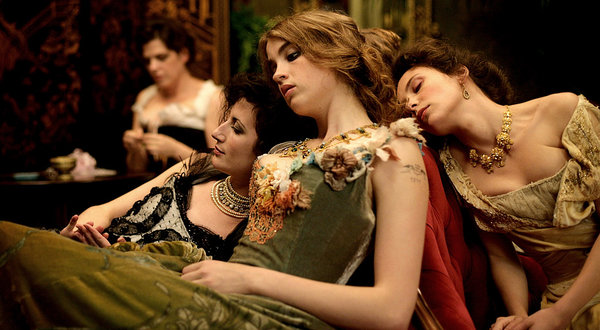 Celine Sallette, Adele Haenel and Jasmine Trinca in Bertrand Bonello's House of Pleasures