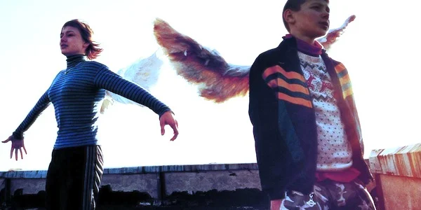 Oksana Akinshina and Artom Bogucharskiy in Lukas Moodysson's Lilya 4-ever