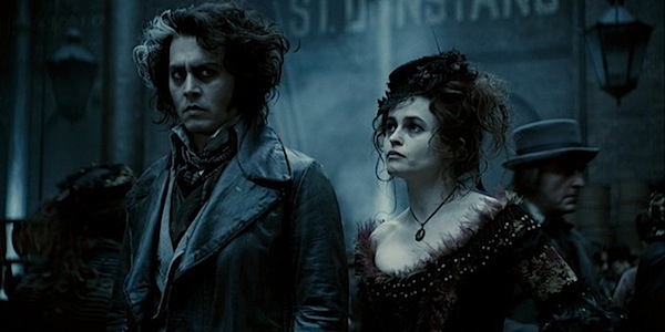Johnny Depp and Helena Bonham Carter in Tim Burton's Sweeney Todd: The Demon Barber of Fleet Street