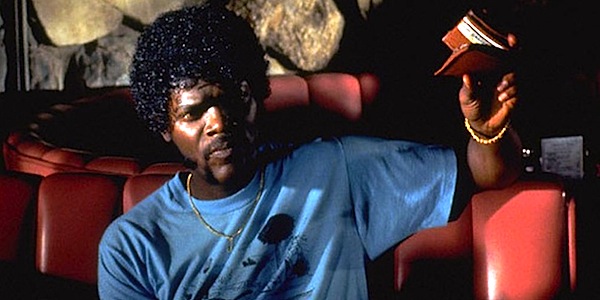 Samuel L. Jackson in Quentin Tarantino's Pulp Fiction