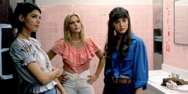 Christine Harnos, Deena Martin, and Michelle Burke in Richard Linklater's Dazed and Confused