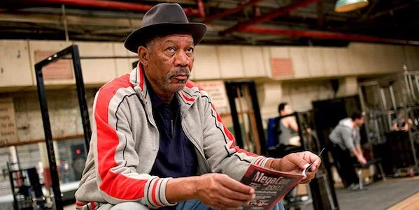 Morgan Freeman in David Fincher’s Million Dollar Baby