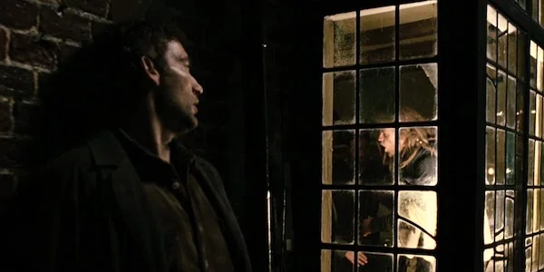 Clive Owen and Charlie Hunnam in Alfonso Cuaron's Children of Men