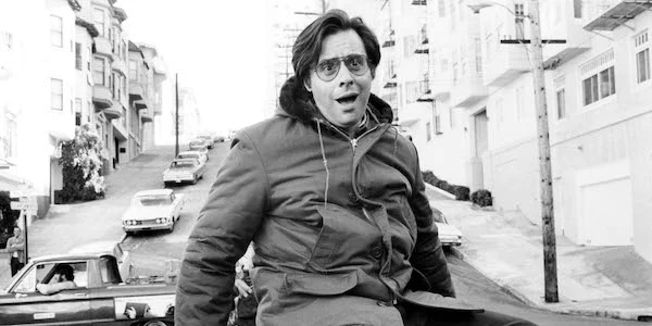 Peter Bogdanovich on the set of What’s Up, Doc?