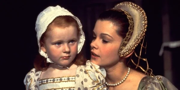 Genevieve Bujold and child in Charles Jarrett’s Anne of a Thousand Days