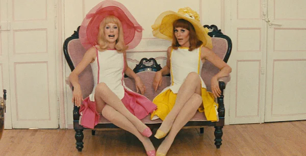 Catherine Deneuve and Françoise Dorléac in Jacques Demy’s Young Girls of Rochefort
