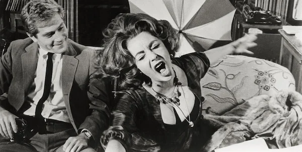 Elizabeth Taylor and George Segal in Mike Nichols’ Who’s Afraid of Virginia Woolf?