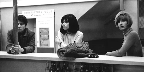 Jean-Pierre Leaud, Chantal Goya and Marlene Jobert in Jean-Luc Godard's Masculin Feminin