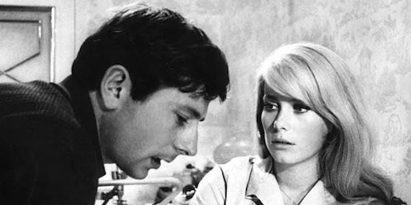 Roman Polanski and Catherine Deneuve on the set of Repulsion