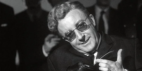 Peter Sellers in Stanley Kubrick’s Dr. Strangelove