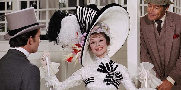Audrey Hepburn and Rex Harrison in George Cukor’s My Fair Lady