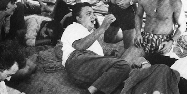 Federico Fellini on the set of La Dolce Vita
