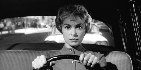 Janet Leigh in Alfred Hitchcock’s Psycho