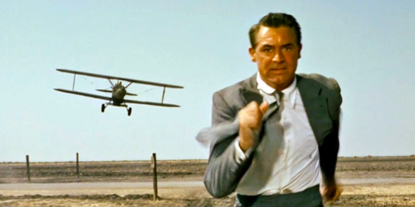 Cary Grant in Alfred Hitchcock’s North by Northwest