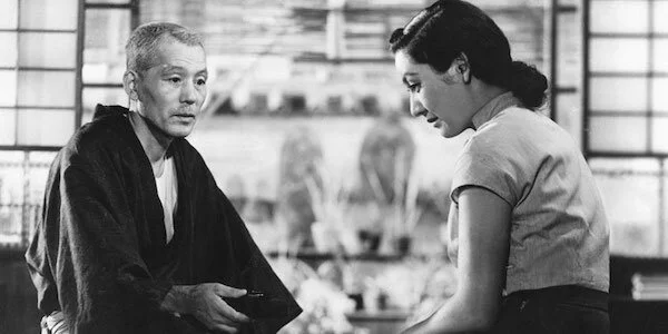 Chishû Ryû and Setsuko Hara in Yasujiro Ozu’s Tokyo Story