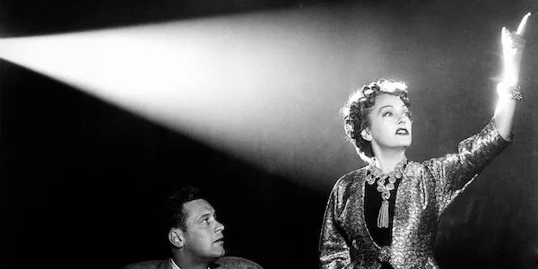 Gloria Swanson and William Holden in Billy Wilder’s Sunset Boulevard