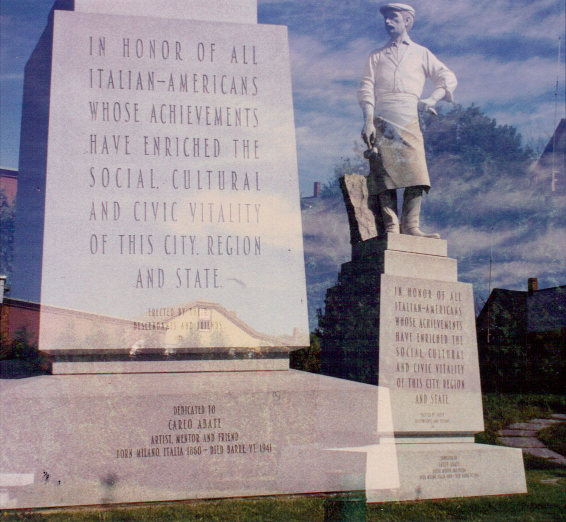  Italian Immigrant Monument  Barre, Vermont 